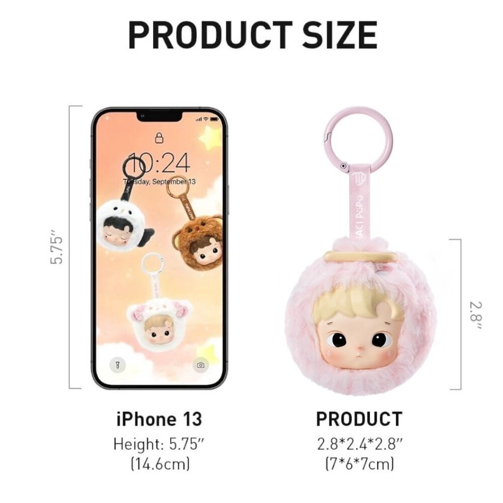 POP MART—Virgo 'Hacipupu' Constellation Series Vinyl Plush—Open Box / Sealed Bag - Picture 9 of 9